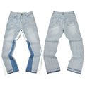Gallery Dept. Distressed Heavy Paint Splatter Washed Black Denim Jeans