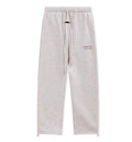 Fear Of God Essentials Hot Stamped Double Line Straight Leg Sweatpants Oatmeal
