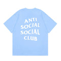 Anti Social Social Club Classic Logo T-Shirt - Light Blue/White