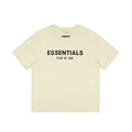 Fear Of God Essentials Core Logo Oversized T‑Shirt Cream