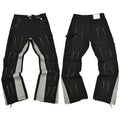 Gallery Dept. Contrast Side Panel & Spray Stripe Utility Cargo Pants