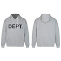 Gallery Dept. Grey Hoodie – Classic “DEPT.” Black Print