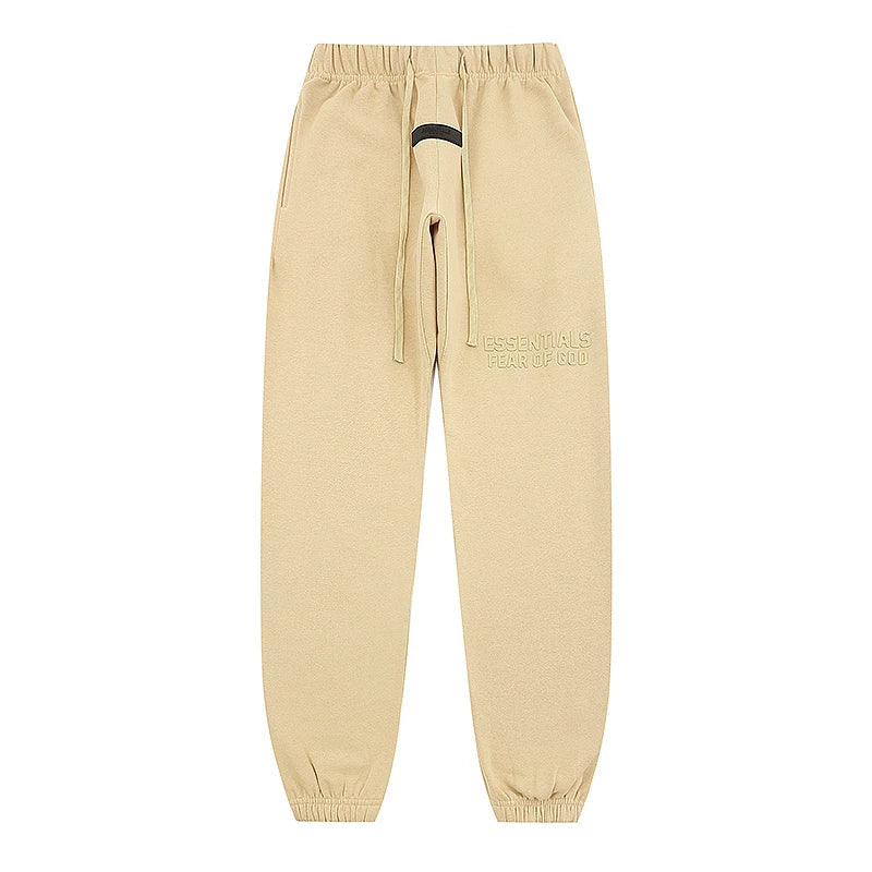 Fear Of God Essentials Tone‑on‑Tone Jogger Pants Cream Beige