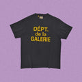 Gallery Dept. DÉPT. de la GALERIE Short Sleeve T-Shirt - Black/Yellow