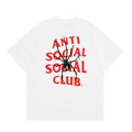 Anti Social Social Club Spider Red Logo T-Shirt - White