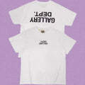 Gallery Dept. Inverted Logo Short Sleeve T-Shirt - White/Black
