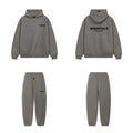 Fear Of God Essentials Hoodie Sweatpants Tracksuit Set Medium Heather Grey