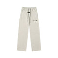 Fear Of God Essentials Fear Of God Text Straight‑Leg Sweatpants Light Oat Heather