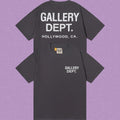 Gallery Dept. Hollywood Logo Short Sleeve T-Shirt - Dark Grey/White