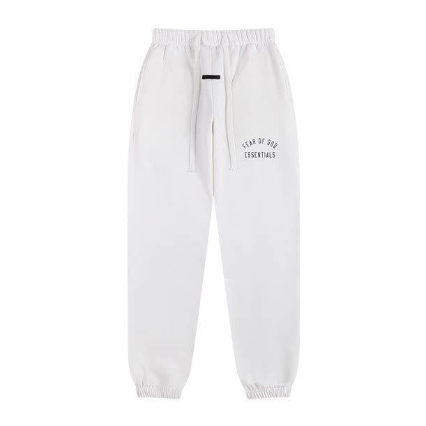 Fear Of God Essentials Vintage Letter Jogger Sweatpants White