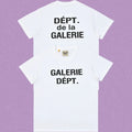Gallery Dept. Galerie Dépt. Short Sleeve T-Shirt - White/Black