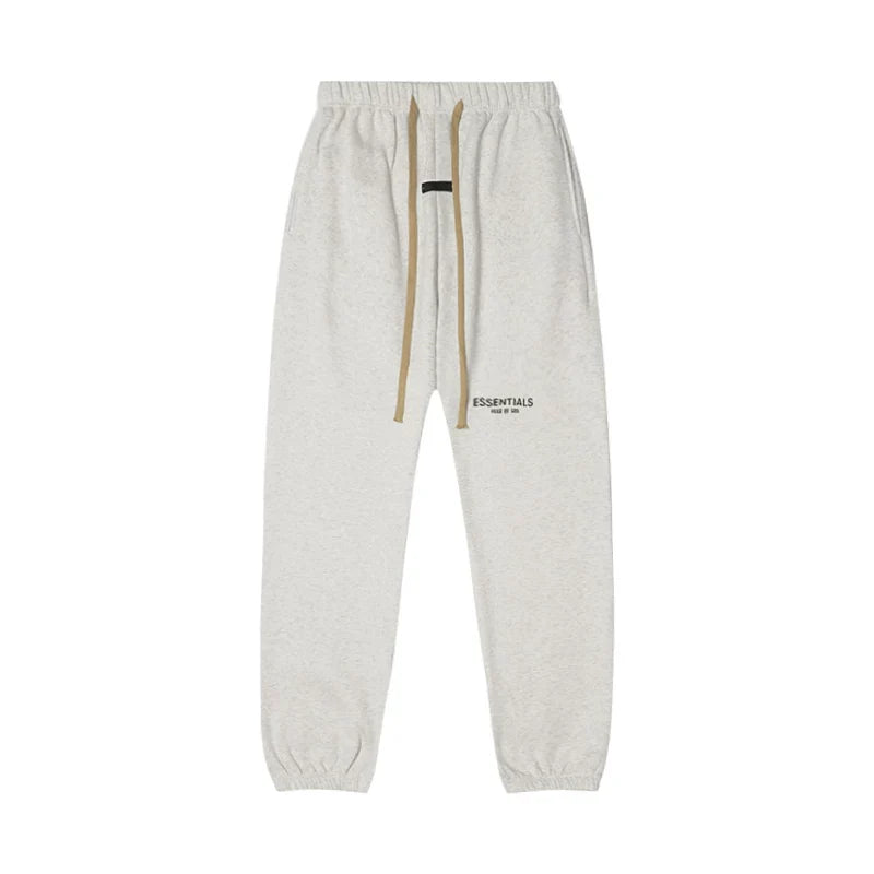 Fear Of God Essentials Logo Jogger Pants Light Oat Heather