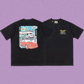 Gallery Dept. Street Scene Sports Car Short Sleeve T-Shirt - Black