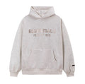 Fear Of God Essentials Hot Stamped Large Logo Pullover Hoodie Light Heather Grey