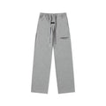 Fear Of God Essentials Logo Wide‑Leg Sweatpants Medium Heather Grey