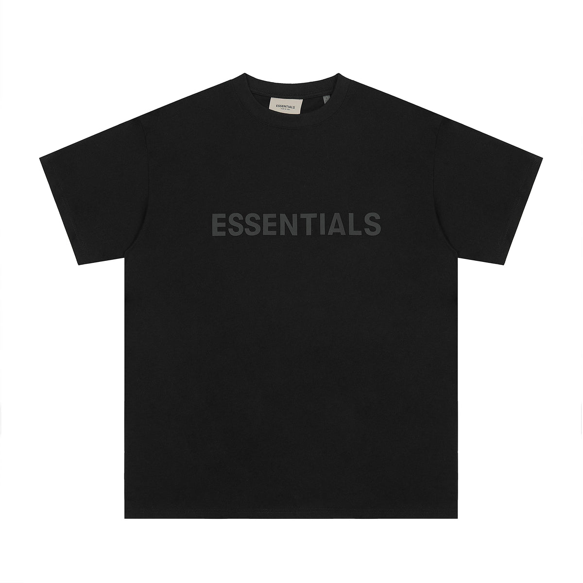 Fear Of God Essentials 3D Chest Logo Short Sleeve T-Shirt Black