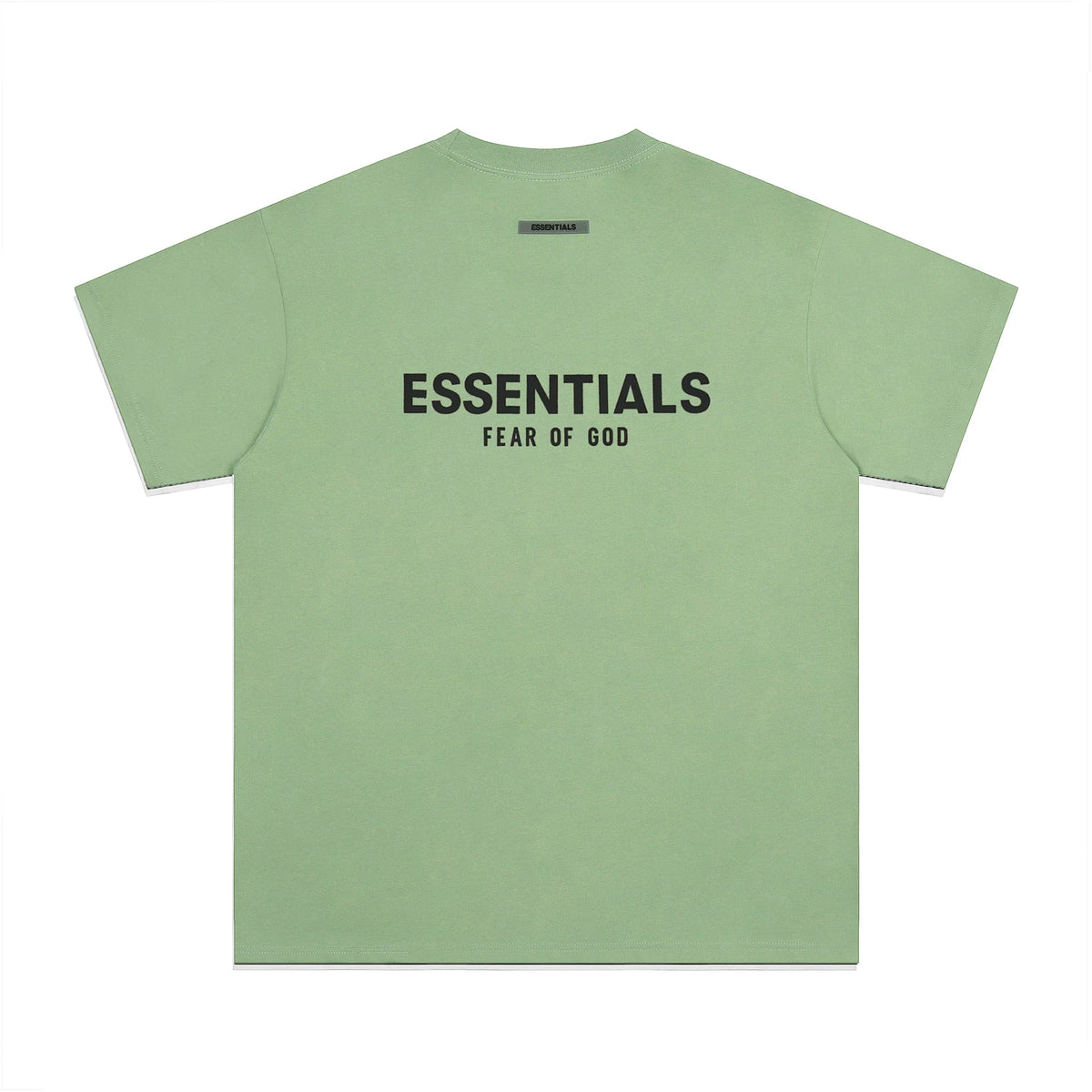 Fear Of God Essentials Core Logo Oversized T‑Shirt Mint Green