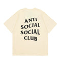 Anti Social Social Club Classic Logo T-Shirt - Cream/Black