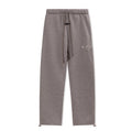 Fear Of God Essentials Hot Stamped Double Line Straight Leg Sweatpants Dark Heather Grey