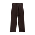 Fear Of God Essentials Silicone Letter Straight‑Leg Sweatpants Dark Brown