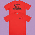 Gallery Dept. DÉPT. de la GALERIE Short Sleeve T-Shirt - Red/Black