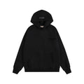Fear Of God Essentials Chest Logo Pullover Hoodie Black
