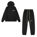 Fear Of God Essentials Hoodie & Jogger Tracksuit Set Black