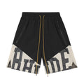 Rhude Color Block Zip Pocket Street Shorts