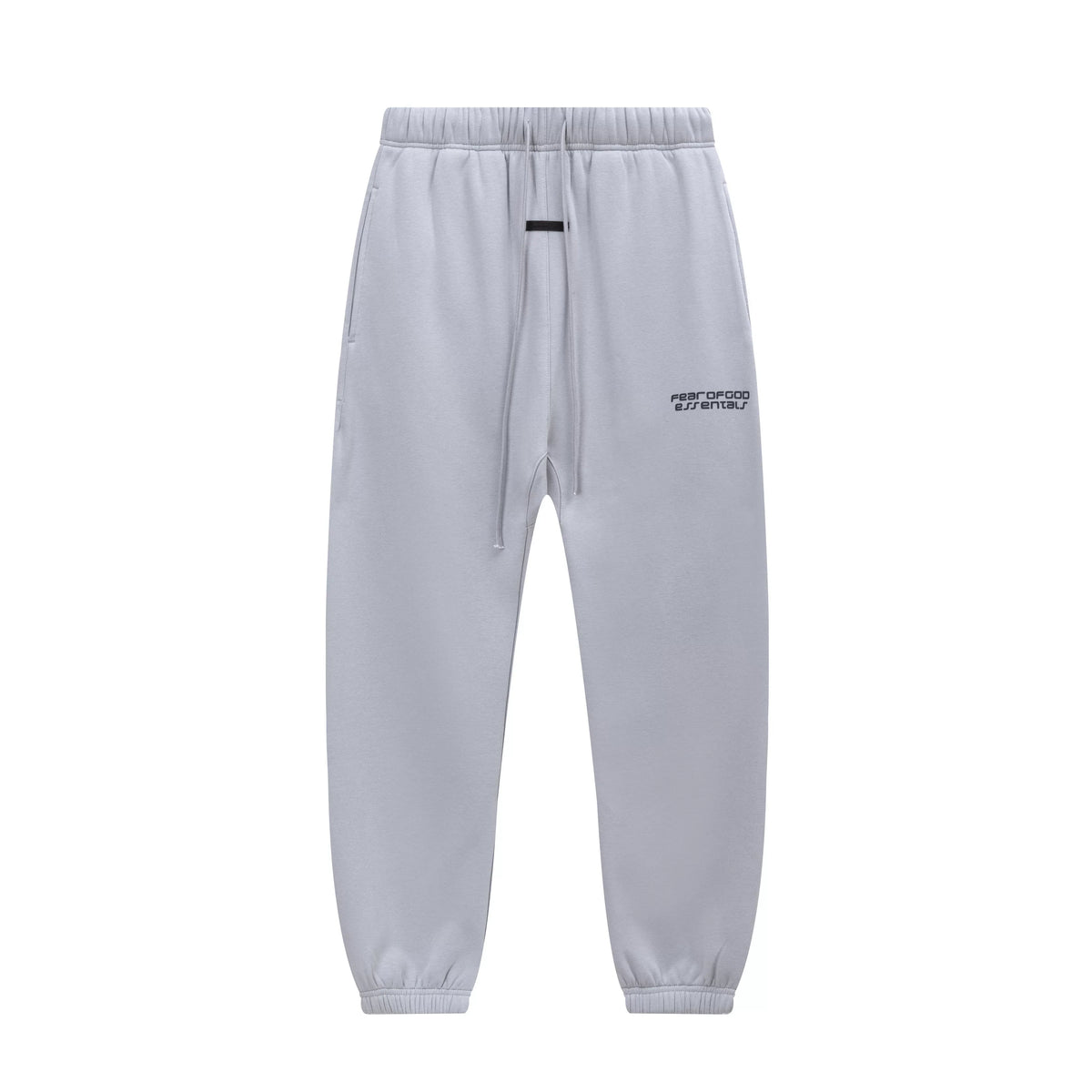 Fear Of God Essentials Silicone Letter Jogger Pants Light Grey