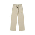 Fear Of God Essentials Arched Logo Straight‑Leg Sweatpants Cream Beige