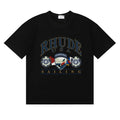 Rhude USA Sailing Crest Graphic Oversized Short Sleeve T‑Shirt