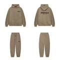 Fear Of God Essentials Hoodie Sweatpants Tracksuit Set Taupe