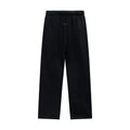 Fear Of God Essentials Silicone Letter Straight‑Leg Sweatpants Black