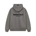 Fear Of God Essentials Back Logo Oversized Hoodie Medium Heather Grey