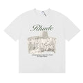 Rhude International Regatta Team Vintage Photo Print Oversized T‑Shirt