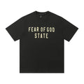 Fear Of God Essentials Fear Of God State Chest Print Short Sleeve T‑Shirt Black