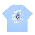 Anti Social Social Club Shattered Glass Logo T-Shirt - Light Blue