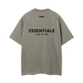Fear Of God Essentials Double Line Back Logo Oversized T‑Shirt Moss Taupe